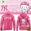 Hello Kitty x New York Yankees 2026 Pink Hoodie, Hot 3D Shirt Trend Hello Kitty X New York Yankees 2026 Pink Hoodie