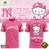 Hello Kitty x New York Yankees 2026 Pink T Shirt, Hot 3D Shirt Trend Hello Kitty X New York Yankees 2026 Pink T Shirt