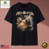 Helloween Cloaked Wizard Clock Power Metal Graphic T Shirt, Music Fan 2D Shirt Helloween Cloaked Wizard Clock Power Metal Graphic T Shirt