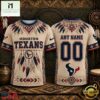 Houston Texans 2026 NFL Native American Heritage 3D Shirt, NFL Sporty Shirt Houston Texans 2026 Nfl Native American Heritage 3D Shirt