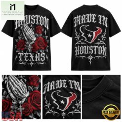 Houston Texans x Dia de los Muertos Graphic 2026 Black T Shirt, Hot 3D Shirt Trend Houston Texans X Dia DE Los Muertos Graphic 2026 Black T Shirt