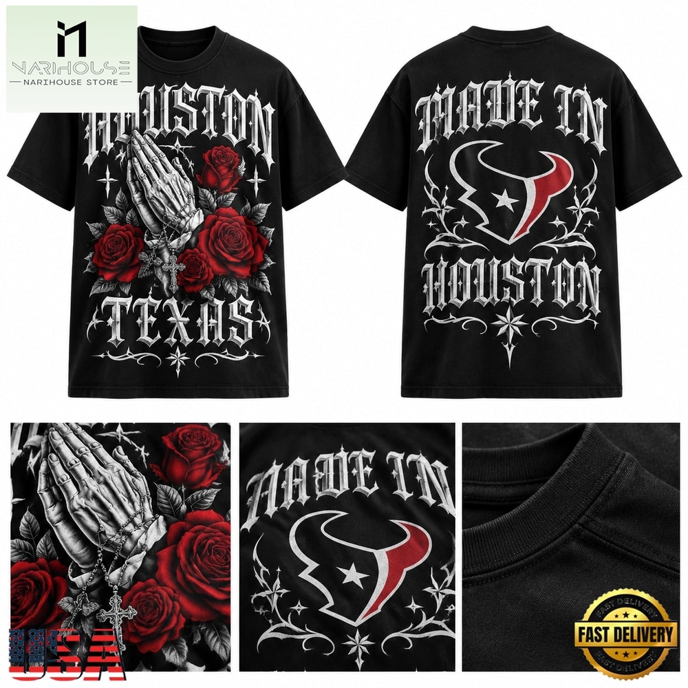 Houston Texans x Dia de los Muertos Graphic 2026 Black T Shirt, Hot 3D Shirt Trend Houston Texans x Dia de los Muertos Graphic 2026 Black T Shirt, Hot 3D Shirt Trend