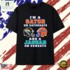 I’m a Gator on Saturdays and a Jaguar on Sundays T Shirt, Stylish 2D Graphic Shirt I M A Gator ON Saturdays And A Jaguar ON Sundays T Shirt