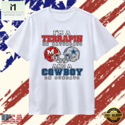 I’m a Terrapin on Saturdays and a Cowboy on Sundays T Shirt, Stylish 2D Graphic Shirt I M A Terrapin ON Saturdays And A Cowboy ON Sundays T Shirt