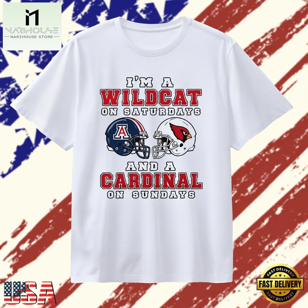 I’m a Wildcat on Saturdays and a Cardinal on Sundays T Shirt, Stylish 2D Graphic Shirt I’m a Wildcat on Saturdays and a Cardinal on Sundays T Shirt, Stylish 2D Graphic Shirt