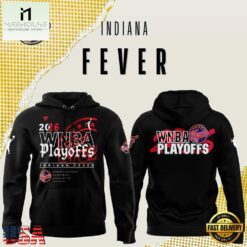 Indiana Fever 2026 WNBA Playoffs Eastern Conference Black Hoodie, Hot 3D Shirt Trend Indiana Fever 2026 Wnba Playoffs Eastern Conference Black Hoodie