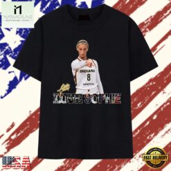 Indiana Fever I Love Sophie Cunningham #8 Basketball Graphic T Shirt, Stylish 2D Graphic Shirt Indiana Fever I Love Sophie Cunningham 8 Basketball Graphic T Shirt