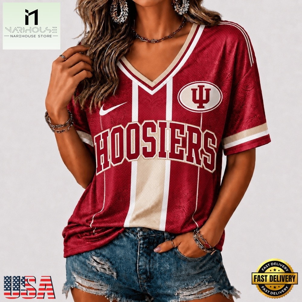 Indiana Hoosiers NCAA Rivalry Game Spirit V neck T Shirt, NCAA College V Neck Tee Indiana Hoosiers NCAA Rivalry Game Spirit V neck T Shirt, NCAA College V Neck Tee