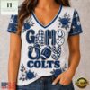 Indianapolis Colts NFL Football Flowers Team Pride V Neck T Shirt, Trendy NFL V Neck Tee 3 Indianapolis Colts NFL Football Flowers Team Pride V Neck T Shirt, Trendy NFL V Neck Tee Indianapolis Colts Nfl Football Flowers Team Pride V Neck T Shirt