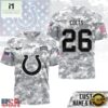 Indianapolis Colts NFL Salute to Service Custom Name & Number Camo 3D Shirt, NFL Sporty Shirt Indianapolis Colts Nfl Salute TO Service Custom Name Number Camo 3D Shirt