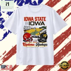 Iowa State Cyclones vs Iowa Hawkeyes Cy Hawk Game September 12 2026 T Shirt, Stylish 2D Graphic Shirt Iowa State Cyclones VS Iowa Hawkeyes CY Hawk Game September 12 2026 T Shirt