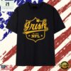 Irish in the NFL Notre Dame Football T Shirt, Stylish 2D Graphic Shirt Irish IN The Nfl Notre Dame Football T Shirt