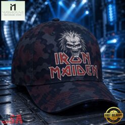 Iron Maiden Eddie’s Warborn Camo Heavy Metal Classic Cap
