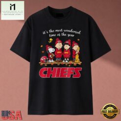 It's The Most Wonderful Time Of The Year Kansas City Chiefs Peanuts T Shirt, Music Fan 2D Shirt IT S The Most Wonderful Time OF The Year Kansas City Chiefs Peanuts T Shirt