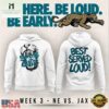 Jacksonville Jaguars Bring The Juice, Best Served Loud 2026 White Hoodie, Hot 3D Shirt Trend Jacksonville Jaguars Bring The Juice Best Served Loud 2026 White Hoodie