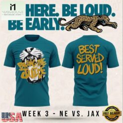Jacksonville Jaguars Bring The Juice, Best Served Loud Limited Edition 3D Shirt, Hot 3D Shirt Trend Jacksonville Jaguars Bring The Juice Best Served Loud Limited Edition 3D Shirt