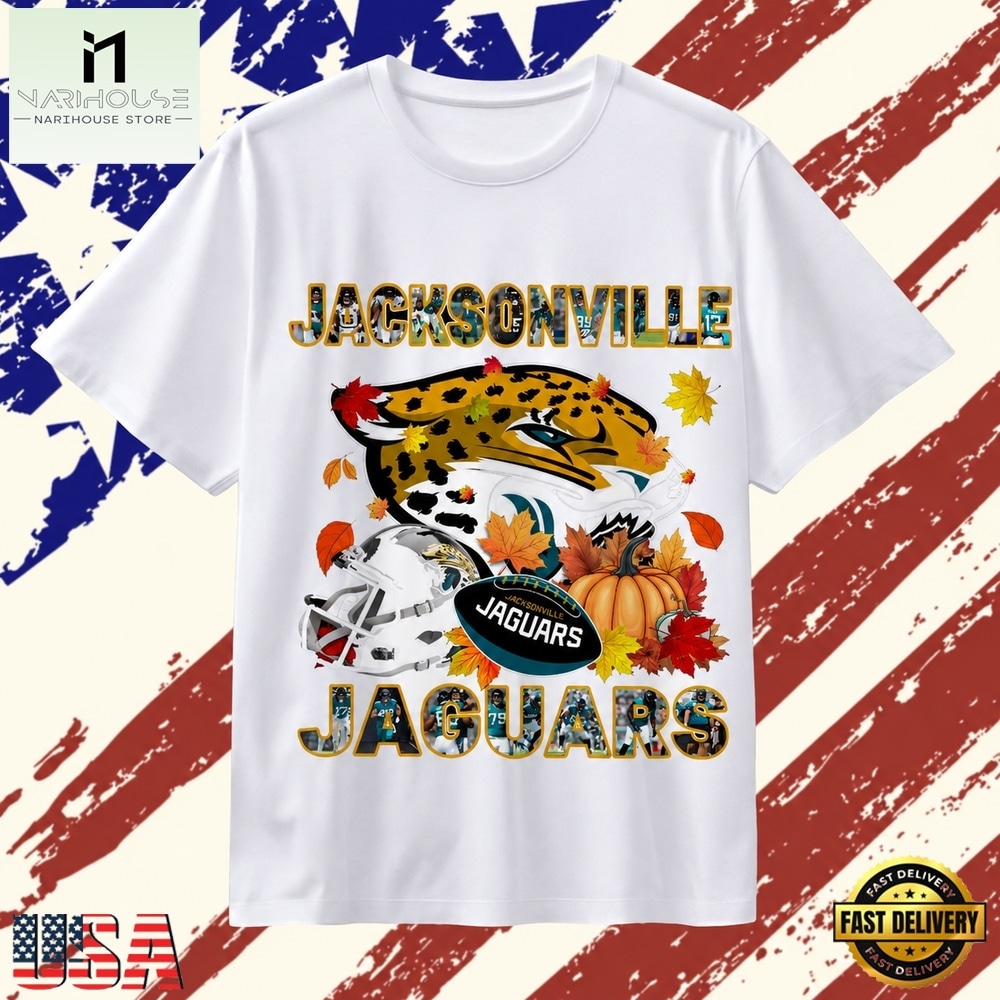 Jacksonville Jaguars Football Autumn Fall Pumpkin Graphic T Shirt, Stylish 2D Graphic Shirt Jacksonville Jaguars Football Autumn Fall Pumpkin Graphic T Shirt, Stylish 2D Graphic Shirt