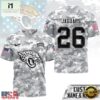 Jacksonville Jaguars NFL Salute to Service Custom Name & Number Camo 3D Shirt, NFL Sporty Shirt Jacksonville Jaguars Nfl Salute TO Service Custom Name Number Camo 3D Shirt