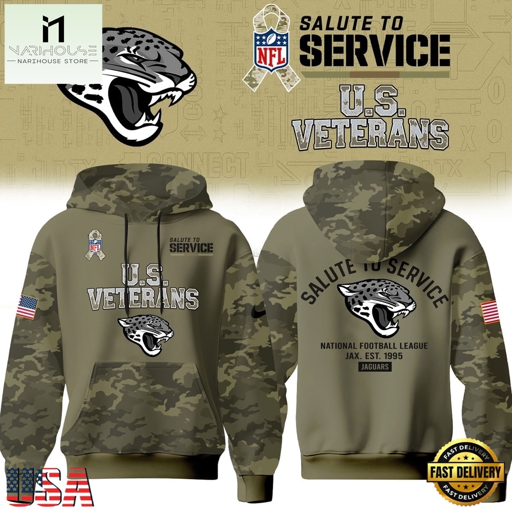 Jacksonville Jaguars NFL US Veterans Salute To Service 2026 Hoodie Shirt, NFL Sporty Shirt Jacksonville Jaguars NFL US Veterans Salute To Service 2026 Hoodie Shirt, NFL Sporty Shirt