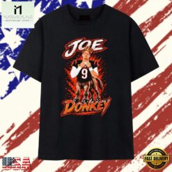 Joe Burrow Cincinnati Bengals Joe Donkey T Shirt, Stylish 2D Graphic Shirt Joe Burrow Cincinnati Bengals Joe Donkey T Shirt