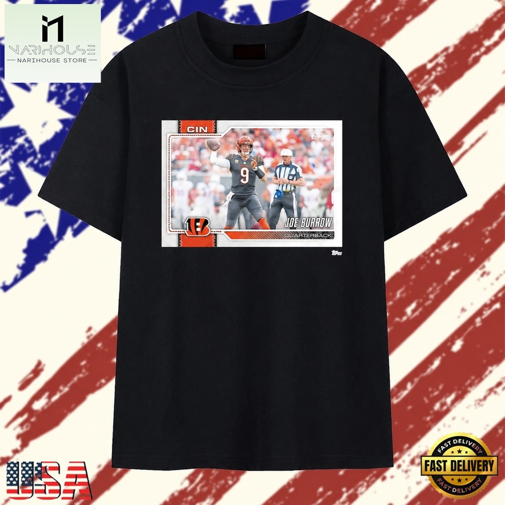 Joe Burrow Cincinnati Bengals Quarterback T Shirt, Stylish 2D Graphic Shirt Joe Burrow Cincinnati Bengals Quarterback T Shirt, Stylish 2D Graphic Shirt