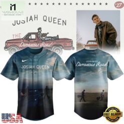 Josiah Queen Damascus Road Tour 2027 Limited Edition Signature Baseball Jersey, Concert Baseball Jersey Josiah Queen Damascus Road Tour 2027 Limited Edition Signature Baseball Jersey