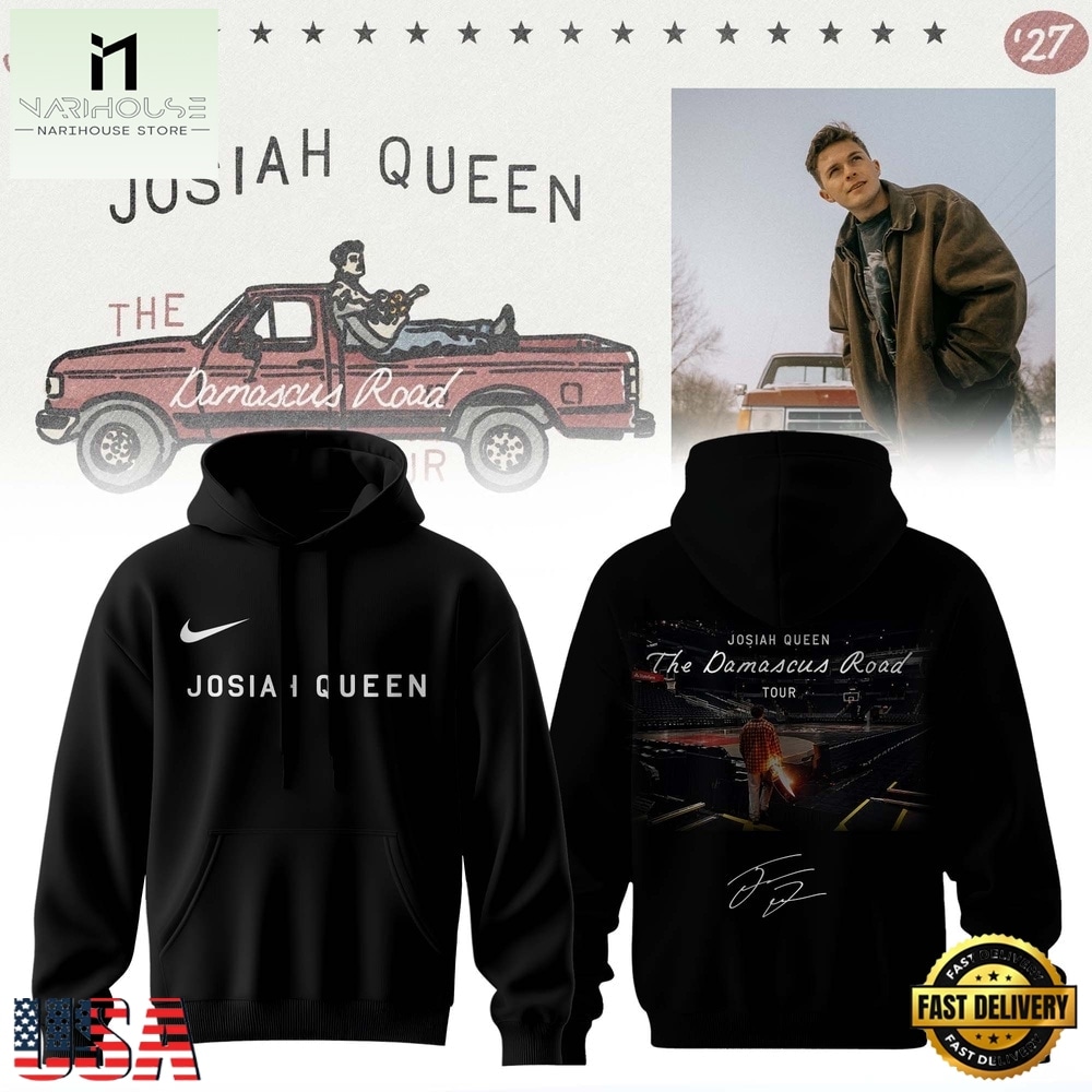Josiah Queen Damascus Road Tour 2027 New Design Signature Hoodie, Popular 3D Music Tee Josiah Queen Damascus Road Tour 2027 New Design Signature Hoodie, Popular 3D Music Tee