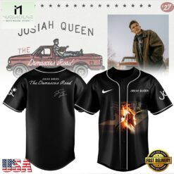Josiah Queen Damascus Road Tour 2027 Special New Signature Baseball Jersey, Concert Baseball Jersey Josiah Queen Damascus Road Tour 2027 Special New Signature Baseball Jersey