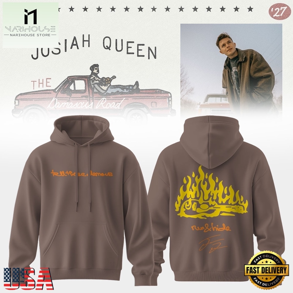 Josiah Queen Damascus Road Tour 2027 Special New Signature Hoodie, Popular 3D Music Tee Josiah Queen Damascus Road Tour 2027 Special New Signature Hoodie, Popular 3D Music Tee