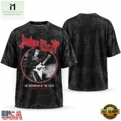 Judas Priest Defenders Of The Faith Classic Rock Guitarist Graphic Vintage T Shirt, Popular 3D Music Tee Judas Priest Defenders OF The Faith Classic Rock Guitarist Graphic Vintage T Shirt
