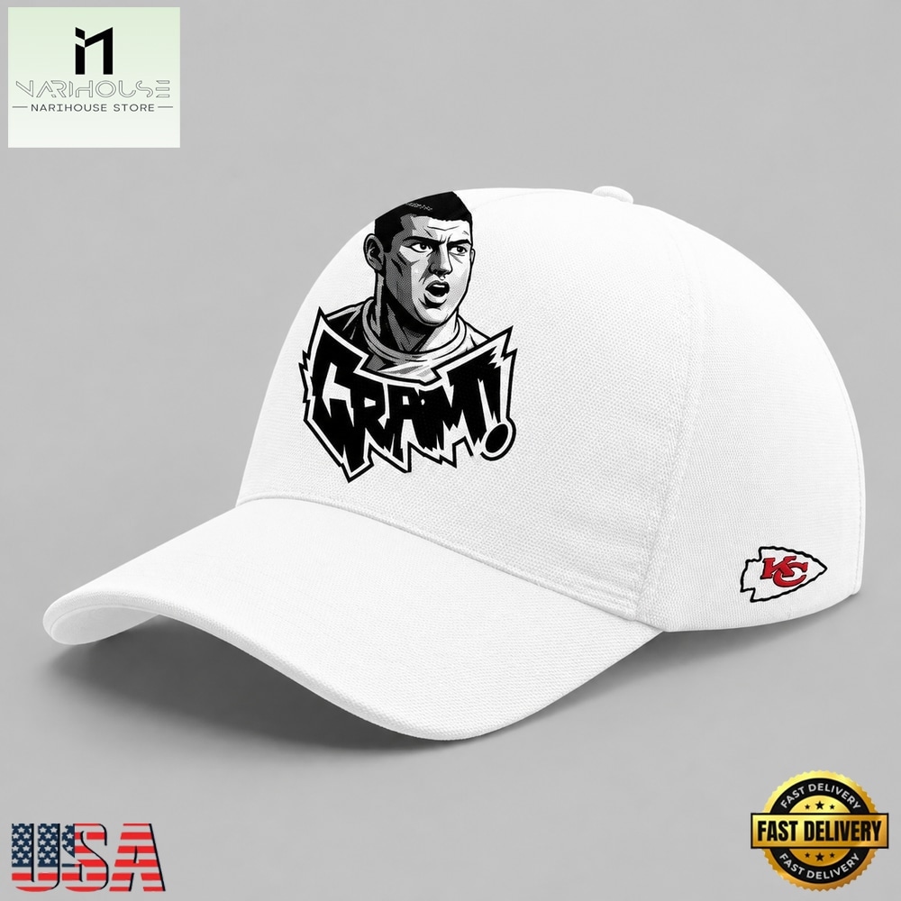 Kansas City Chiefs George Karlaftis Cram 2026 Limited Edition White Cap, Trending Cap Style Kansas City Chiefs George Karlaftis Cram 2026 Limited Edition White Cap, Trending Cap Style