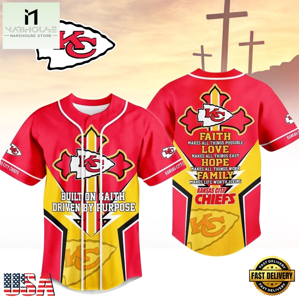 Kansas City Chiefs NFL Blessed Beyond The Score Baseball Jersey, NFL Game Day Jersey Kansas City Chiefs NFL Blessed Beyond The Score Baseball Jersey, NFL Game Day Jersey