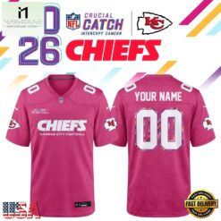 Kansas City Chiefs NFL Crucial Catch 2026 Pink Limited Edition Football Jersey, Trending Football Shirt Kansas City Chiefs Nfl Crucial Catch 2026 Pink Limited Edition Football Jersey