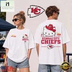 Kansas City Chiefs NFL Kitty Burger Game Day Unisex 3D Shirt, NFL Sporty Shirt Kansas City Chiefs Nfl Kitty Burger Game Day Unisex 3D Shirt