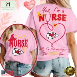 Kansas City Chiefs NFL Night Shift Never Misses Game Day Halloween Nurse Unisex 3D Shirt, NFL Sporty Shirt Kansas City Chiefs Nfl Night Shift Never Misses Game Day Halloween Nurse Unisex 3D Shirt