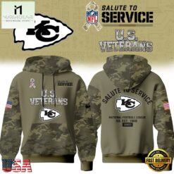 Kansas City Chiefs NFL US Veterans Salute To Service 2026 Hoodie Shirt, NFL Sporty Shirt Kansas City Chiefs Nfl US Veterans Salute TO Service 2026 Hoodie Shirt