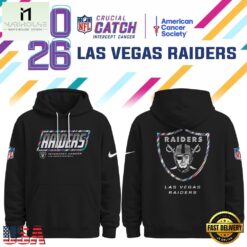 Las Vegas Raiders NFL Crucial Catch 2026 Limited Edition Black Hoodie Shirt, NFL Sporty Shirt Las Vegas Raiders Nfl Crucial Catch 2026 Limited Edition Black Hoodie Shirt