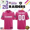 Las Vegas Raiders NFL Crucial Catch 2026 Pink Limited Edition Football Jersey, Trending Football Shirt Las Vegas Raiders Nfl Crucial Catch 2026 Pink Limited Edition Football Jersey