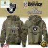 Las Vegas Raiders NFL US Veterans Salute To Service 2026 Hoodie Shirt, NFL Sporty Shirt Las Vegas Raiders Nfl US Veterans Salute TO Service 2026 Hoodie Shirt