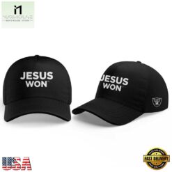 Las Vegas Raiders x Jesus Won 2026 Special New Cap, Trending Cap Style Las Vegas Raiders X Jesus Won 2026 Special New Cap