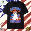 Let’s Go Buffalo Ghost with Number 17 Josh Allen T Shirt, Stylish 2D Graphic Shirt Let S GO Buffalo Ghost With Number 17 Josh Allen T Shirt