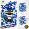 Los Angeles Dodgers x Godzilla Minus Zero 2026 Graphic T Shirt, Popular 3D Music Tee Los Angeles Dodgers X Godzilla Minus Zero 2026 Graphic T Shirt