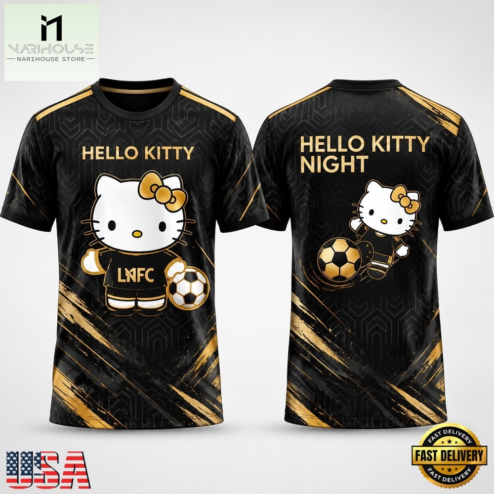Los Angeles FC x Hello Kitty Night 2026 Special New Black 3D Shirt, Hot 3D Shirt Trend Los Angeles FC x Hello Kitty Night 2026 Special New Black 3D Shirt, Hot 3D Shirt Trend