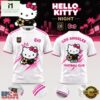 Los Angeles FC x Hello Kitty Night 2026 Special New White T Shirt, Hot 3D Shirt Trend Los Angeles FC X Hello Kitty Night 2026 Special New White T Shirt