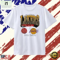 Los Angeles Lakers Western Conference Pacific Division T Shirt, Stylish 2D Graphic Shirt Los Angeles Lakers Western Conference Pacific Division T Shirt