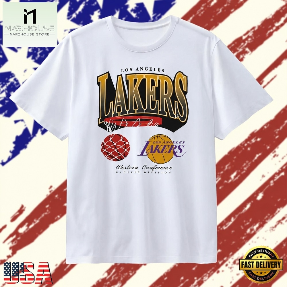 Los Angeles Lakers Western Conference Pacific Division T Shirt, Stylish 2D Graphic Shirt Los Angeles Lakers Western Conference Pacific Division T Shirt, Stylish 2D Graphic Shirt