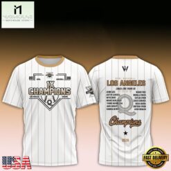 Los Angeles Queens Champions 1X WPBL Baseball 2026 Limited Edition 3D Shirt, Hot 3D Shirt Trend Los Angeles Queens Champions 1X Wpbl Baseball 2026 Limited Edition 3D Shirt