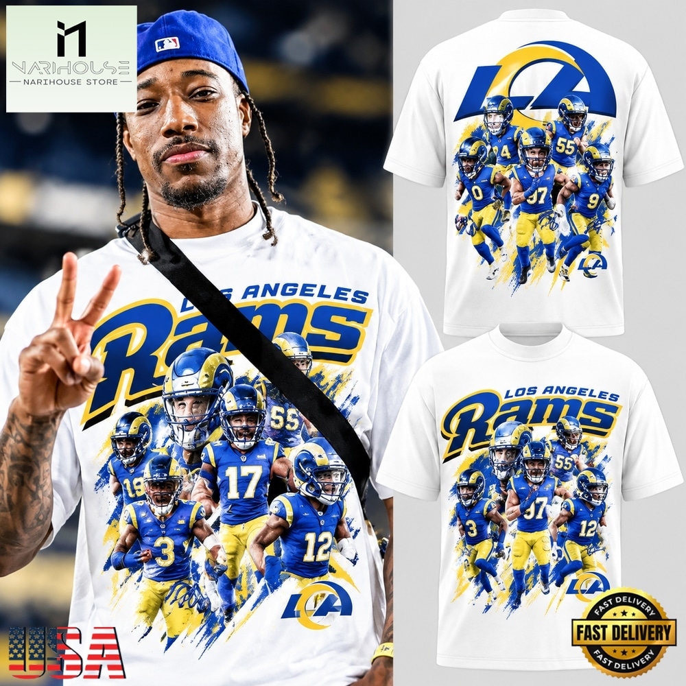 Los Angeles Rams BIG HEAD RAMS 2026 Graphic T Shirt, Hot 3D Shirt Trend Los Angeles Rams BIG HEAD RAMS 2026 Graphic T Shirt, Hot 3D Shirt Trend