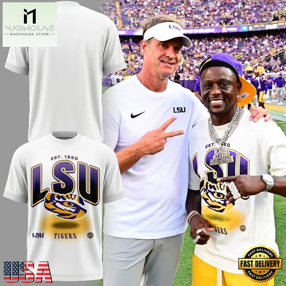 LSU Tigers Est 1860 Graphic Limited Edition T Shirt, Hot 3D Shirt Trend LSU Tigers Est 1860 Graphic Limited Edition T Shirt, Hot 3D Shirt Trend