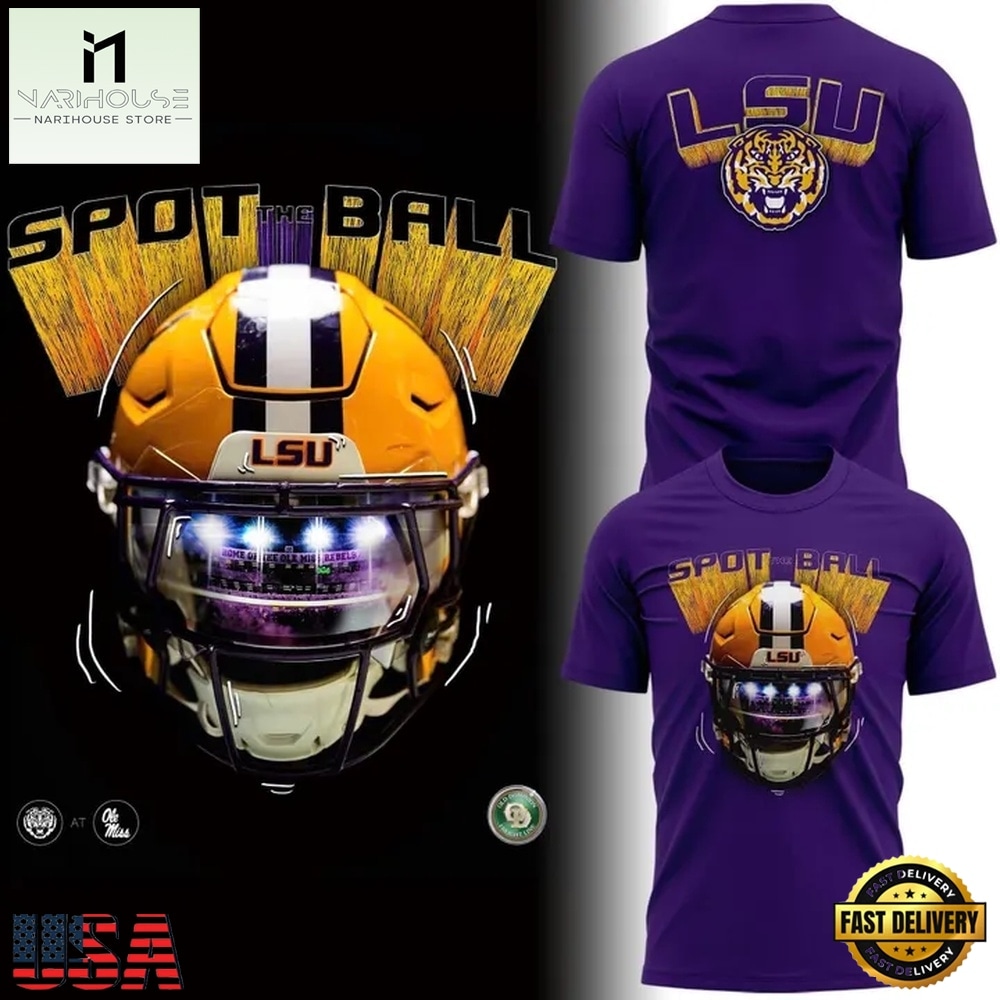 LSU Tigers Football 2026 Spot the Ball Purple T Shirt, Hot 3D Shirt Trend LSU Tigers Football 2026 Spot the Ball Purple T Shirt, Hot 3D Shirt Trend